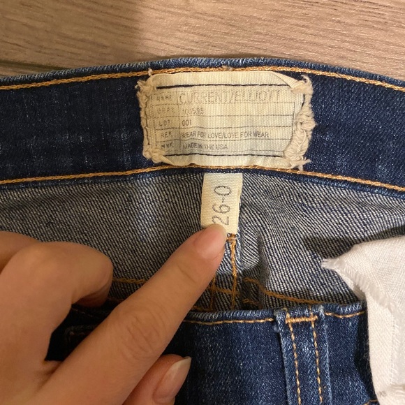 Current Elliot bell flare jeans size 26 - Picture 2 of 5
